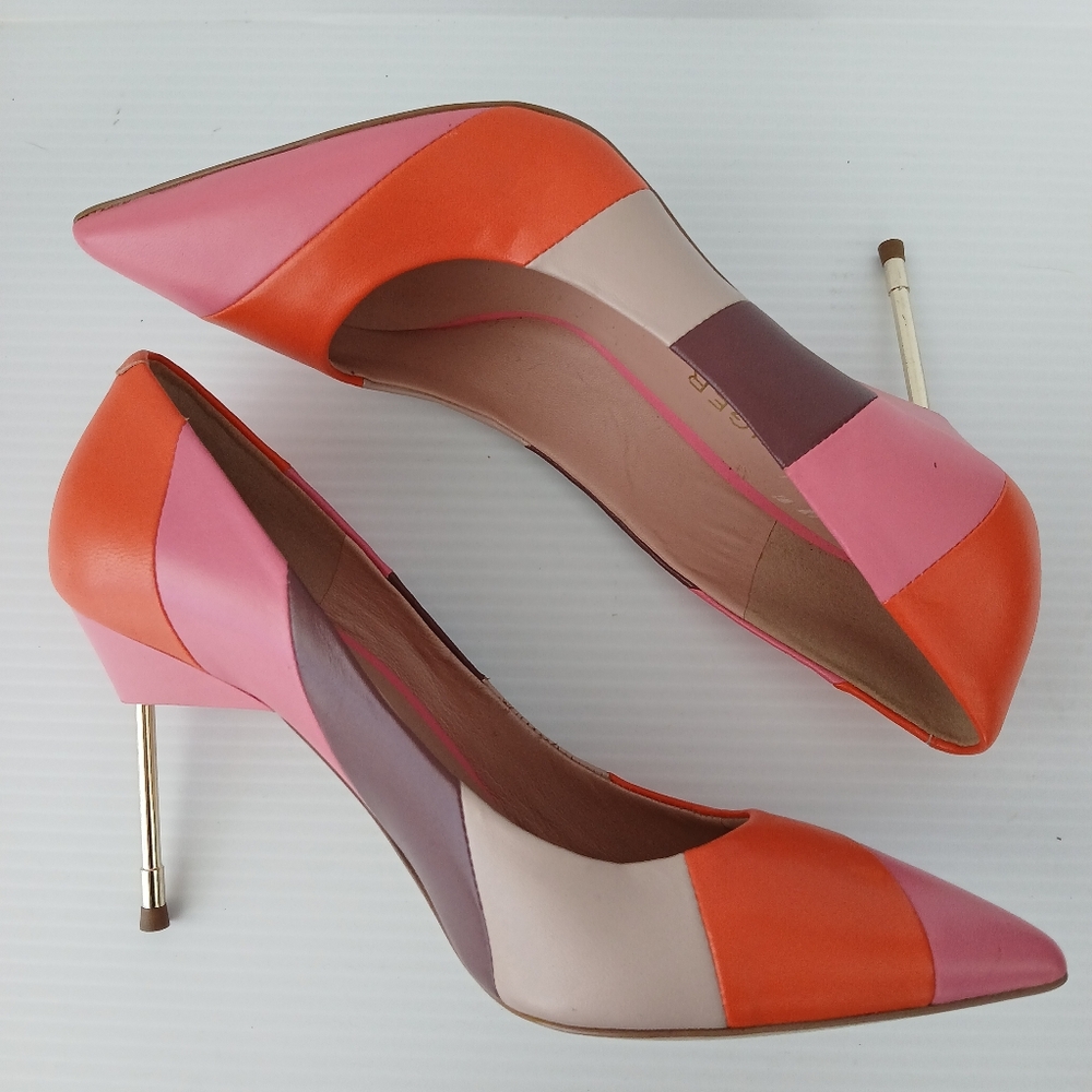 Kurt Geiger London Metal Stiletto Heels Size 36.5 US 6.5